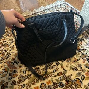 Vera Bradley Black Quilted Shoulder Bag